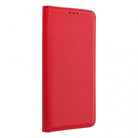 Samsung Galaxy A12 Portefeuilles Smart Case Book Rouge