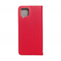 Samsung Galaxy A12 Portefeuilles Smart Case Book Rouge