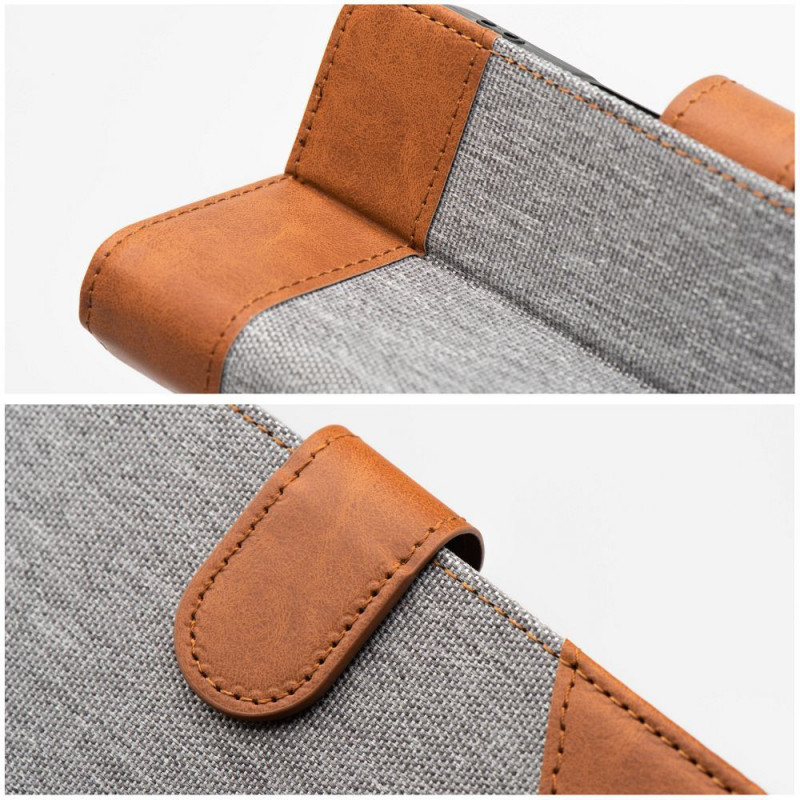 Apple iPhone 11 Portefeuilles JEANS Élégant  Gris