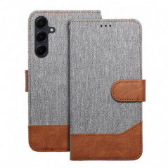 Samsung Galaxy A12 Portefeuilles JEANS Élégant  Gris