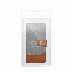 Samsung Galaxy A12 Portefeuilles JEANS Élégant  Gris