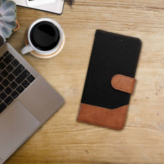 Samsung Galaxy A41 Portefeuilles JEANS Élégant  Noir