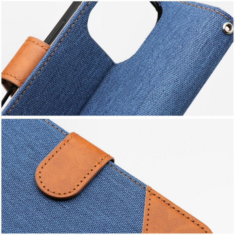 Apple iPhone 16 Pro Portefeuilles JEANS Élégant Bleu Apple iPhone 16 Pro Portefeuilles JEANS Élégant Bleu