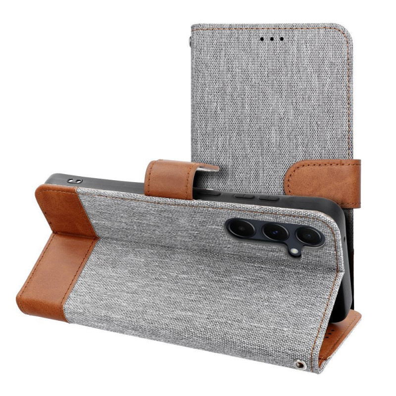 XIAOMI Redmi Note 14 5G Portefeuilles JEANS Élégant Gris XIAOMI Redmi Note 14 5G Portefeuilles JEANS Élégant Gris