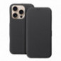 Apple iPhone 16 Plus Portefeuilles FOLIO Side Magnet Élégant, Modèle de carbone  Noir