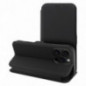 Apple iPhone 16 Pro Max Portefeuilles FOLIO Side Magnet Élégant, Modèle de carbone  Noir