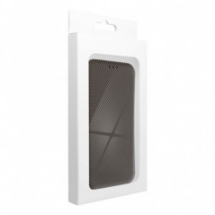 Apple iPhone 16 Pro Portefeuilles FOLIO Side Magnet Élégant, Modèle de carbone  Brun