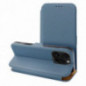 Apple iPhone 14 Pro Portefeuilles FOLIO Side Magnet Élégant, Modèle de carbone  Bleu