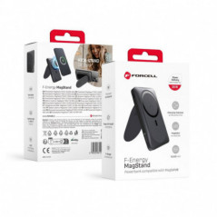 Forcell Power bank F-ENERGY F10K2 MagStand PD QC3.0 5A 20W 10000 mAh noir