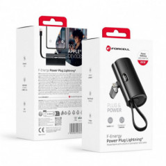 Forcell Power bank F-ENERGY Power Plug F5K3 PD 20W 5000 mAh noir