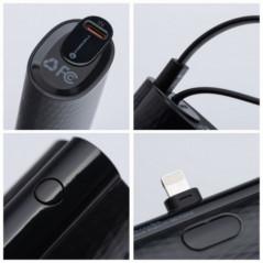 Forcell Power bank F-ENERGY Power Plug F5K3 PD 20W 5000 mAh noir
