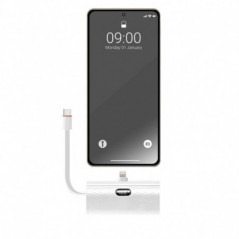 Forcell Power bank F-ENERGY Power Plug F5K3 PD 20W 5000 mAh blanc