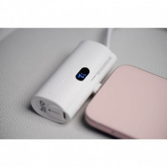 Forcell Power bank F-ENERGY Power Plug F5K3 PD 20W 5000 mAh blanc