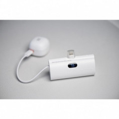 Forcell Power bank F-ENERGY Power Plug F5K3 PD 20W 5000 mAh blanc