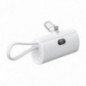 Forcell Power bank F-ENERGY Power Plug F5K3 PD 20W 5000 mAh blanc