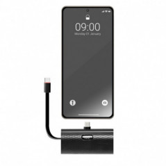 Forcell Power bank F-Energy Power Plug F5K3 5 000mAh pour Type C PD 20W noir