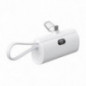 Forcell Power bank F-Energy Power Plug F5K3 5 000mAh pour Type C PD 20W blanc