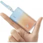 Baseus Power bank PPKDC05I 5200 mAh avec câble Lightning intégré + câble Type C vers Type C PD QC 2,4A 20W bleu orange Baseus Power bank PPKDC05I 5200 mAh avec câble Lightning intégré + câble Type C vers Type C PD QC 2,4A 20W bleu orange