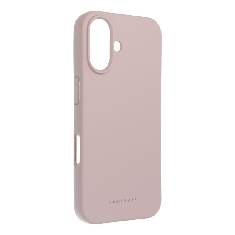Apple iPhone 16 Coque Roar Space Monochromatique, Élégant  Rose