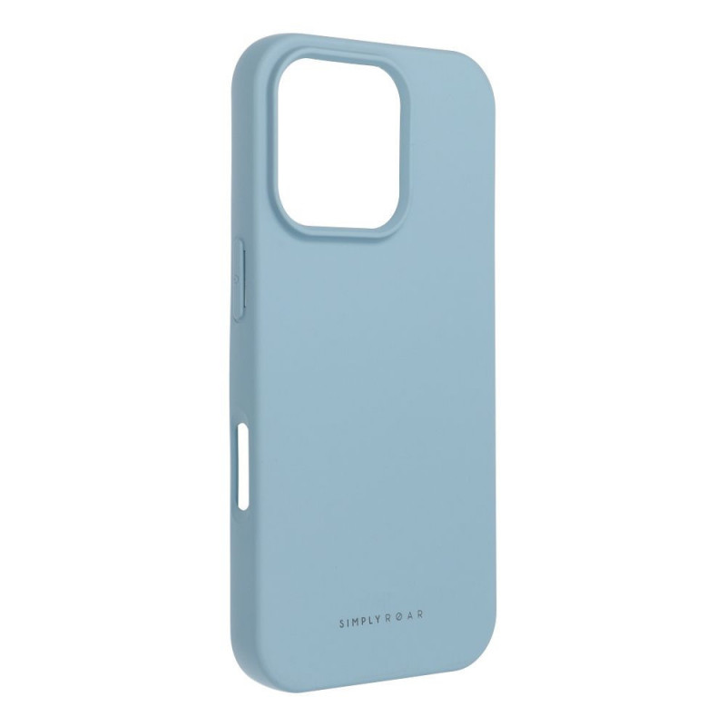 Apple iPhone 16 Pro Coque Roar Space Monochromatique, Élégant  Bleu ciel