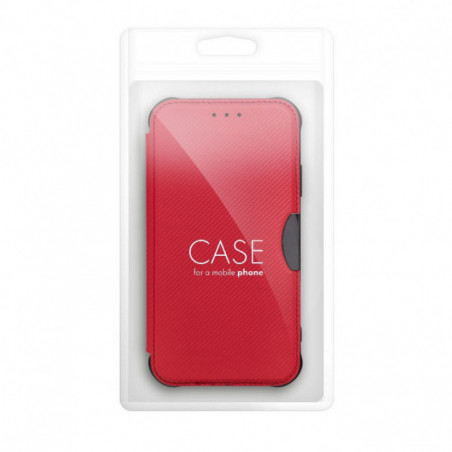 Apple iPhone 11 Portefeuilles Razor Book Fibre de carbone, Modèle de carbone