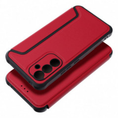 Samsung Galaxy A54 Portefeuilles Razor Book Fibre de carbone, Modèle de carbone