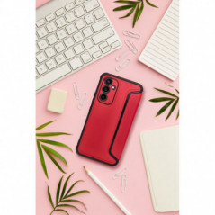 Samsung Galaxy A15 5G Portefeuilles Razor Book Fibre de carbone, Modèle de carbone