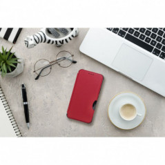 Samsung Galaxy A15 5G Portefeuilles Razor Book Fibre de carbone, Modèle de carbone