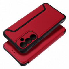 Samsung Galaxy A55 Portefeuilles Razor Book Fibre de carbone, Modèle de carbone