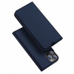 Apple iPhone 13 Pro Coque Dux Ducis Leather Bleu