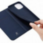 Apple iPhone 13 Pro Coque Dux Ducis Leather Bleu