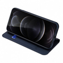 Apple iPhone 13 Pro Coque Dux Ducis Leather Bleu