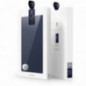 Apple iPhone 15 Plus Coque Dux Ducis Leather Bleu