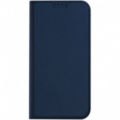 Apple iPhone 15 Plus Coque Dux Ducis Leather Bleu