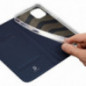 Apple iPhone 15 Plus Coque Dux Ducis Leather Bleu
