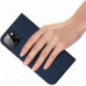 Apple iPhone 15 Plus Coque Dux Ducis Leather Bleu