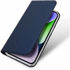 Apple iPhone 15 Plus Coque Dux Ducis Leather Bleu