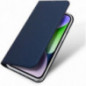 Apple iPhone 15 Plus Coque Dux Ducis Leather Bleu