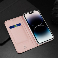 Apple iPhone 15 Pro Coque Dux Ducis Leather