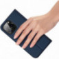 Apple iPhone 15 Pro Max Coque Dux Ducis Leather Bleu