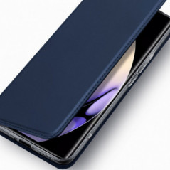 Samsung Galaxy A34 Coque Dux Ducis Leather Bleu