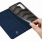 Samsung Galaxy S23 5G Coque Dux Ducis Leather Bleu