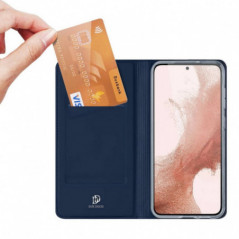 Samsung Galaxy S23 5G Coque Dux Ducis Leather Bleu
