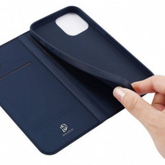 Apple iPhone 13 Coque Dux Ducis Leather Noir