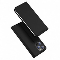 Apple iPhone 15 Pro Max Coque Dux Ducis Leather Noir