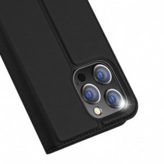 Apple iPhone 15 Pro Max Coque Dux Ducis Leather Noir