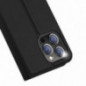 Apple iPhone 15 Pro Max Coque Dux Ducis Leather Noir