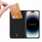 Apple iPhone 15 Pro Max Coque Dux Ducis Leather Noir
