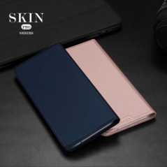 Samsung Galaxy S23 FE Coque Dux Ducis Leather Bleu