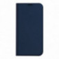 Apple iPhone 13 Pro Max Coque Dux Ducis Leather Bleu